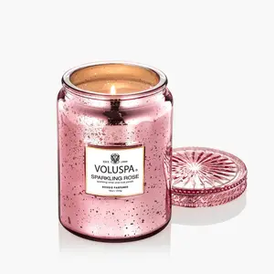 Sparkling Rose Large Jar Candle