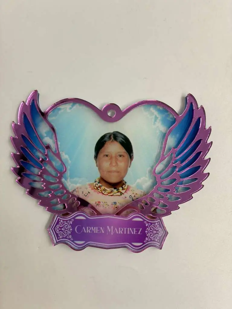 Small Angel Wing Acrylic Memorial Plaques, 2-Pack Home Decor Speciality Signs