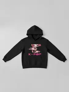 Girls' Kpop Hunter Series Graphic Casual Hoodie, Long Sleeve Cartoon Print Pullover, Casual Comfortable Spring & Fall Fashion, Fitted Style