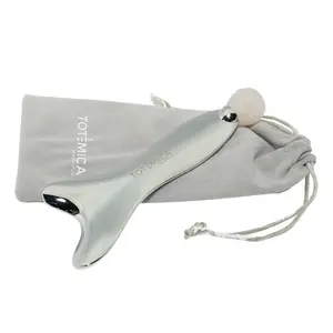 Totemica Fish-Shaped Scraping Plate 🐟 Zinc Alloy Guasha Tool | Sculpt, Lift & Relax ✨ For Face & Body | Ergonomic + Durable Fragrance Gentle Lightweight Daily