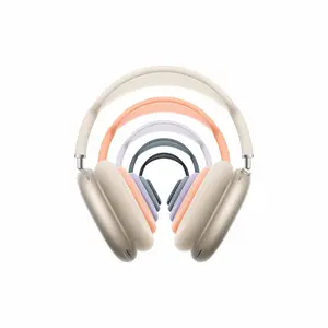 For Original Airpods max magnetic earcups Wireless Bluetooth Headset with Magnetic Earmuffs Noise Reduction & Protective Cover for Music Gaming Sports，headphone with microphone noise cancelling bluetooth