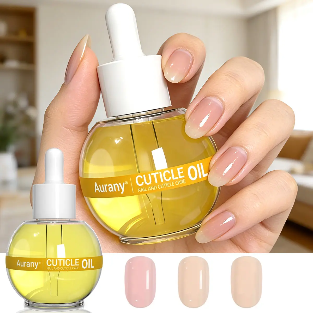 Cuticle Oil, 1 Box Deeply Moisturize Nail Strengthener, Nail Care Oil for Damaged Cuticles Nails & Dry, Soften and Condition Nail Skin, Cuticle Nourish, Nail Care Liquid, Nail Care Products