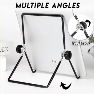Adjustable Foldable Metal Phone Tablet iPad Stand Desktop Holder Mount Support