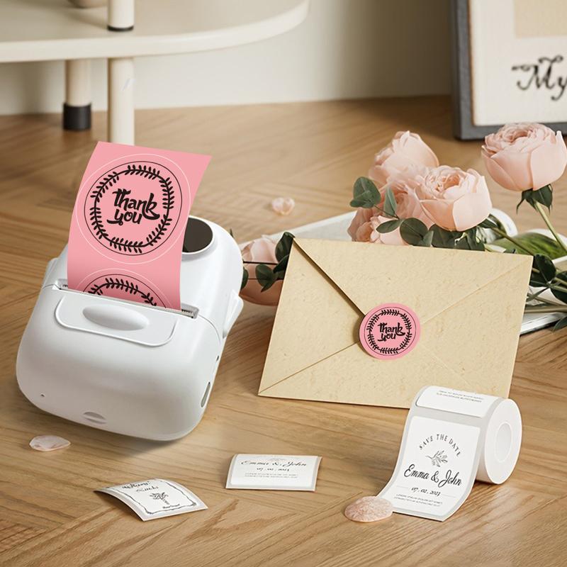 Marklife Label Printer, thermal printer, portable Bluetooth wireless printer, can print thank-you stickers, gift tags, and item labels, suitable as a Valentine's Day gift for family and partners, Super Bowl