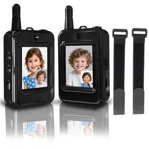 Kids Video Walkie Talkies Toys 2 Pack Long Range Communication with Camera Ideal for 3-12 Year Olds Colorful Audio for Outdoor Indoor Play Holiday Gifts