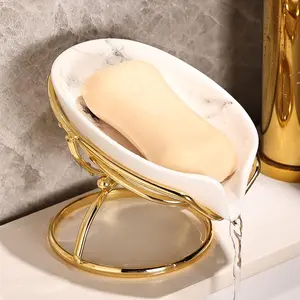 Leaf Shape Ceramic Soap Dish with Drain Hole, Filter, Soap Protector, Tray, Easy Clean, for Shower, Bathroom, Kitchen Sink, Bathtub, Eco-Friendly