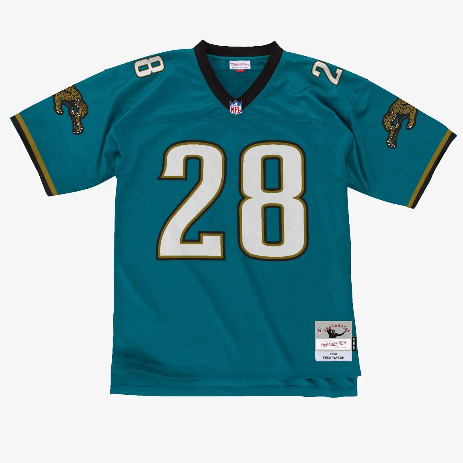 Fred Taylor Jacksonville Jaguars 1998-99 Teal Legacy Jersey