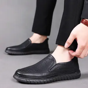 Bdhjydb Hollow Sandals for Men, Men's Dress Shoes, Men's Casual Dress Shoes, Men's Driving Clogs, Men's Non-slip Business Dress Shoes
