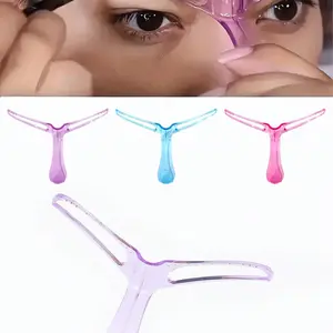 Eyebrow Template Tool for Women, Beginner-Friendly Eyebrow Card, Curved Design, Reusable Brow Kit, Easy Shaping, Makeup Essentials, Cosmetic Makeup Tool
