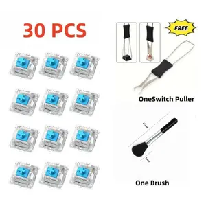 Itly Mechanical Keyboard Replacement Switches, Ciy Hot Swap Base, Compatible with Mx Switches, Customizable Keycaps, Gaming & Streaming