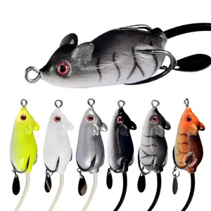 Bionic Swim Bait,Summer Lifelike Lures,Artificial Soft Mouse Custom Family Fishing Equipment,Topwater Bass Trout Pike Fishing Gear