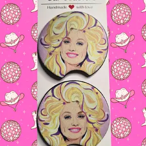 Dolly Car Coasters, set of 2