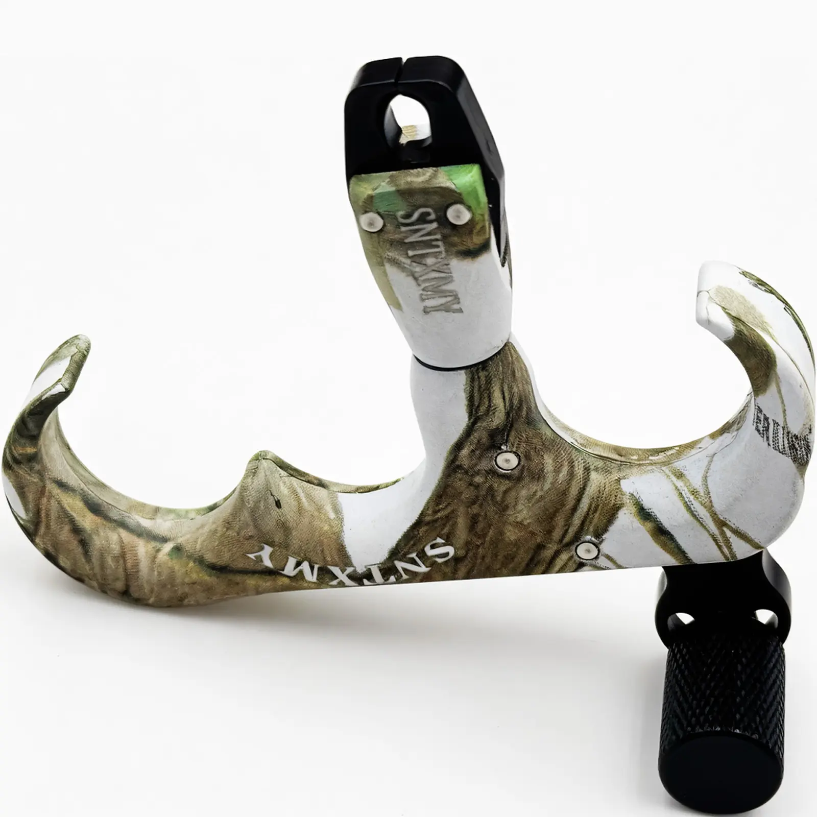 Rotatable Thumb Release for Compound Bow Three-Finger Camo Archery Release Aid Secure Comfortable Grip Enhance Shooting Experience Aluminium Material