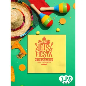 Let's Fiesta Custom Napkins