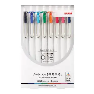Uniball One Gel Pens (0.38mm) - 8 Color Set