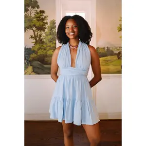 Maeve Wrap Mini Dress