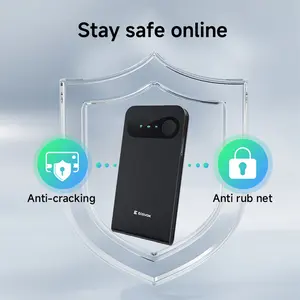 ECOVOX 4G Portable Mini WiFi Hotspot - SIM-Free, 13-Hour Battery, 9-Device Connectivity, Type-C USB-C Port, Wi-Fi Secure - Ideal for Travel, Business Use (No SIM Needed)