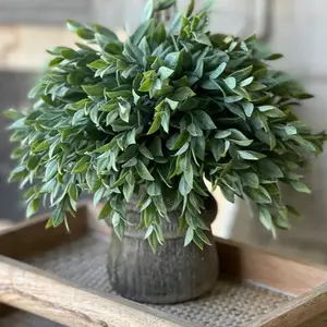 Half Sphere Soft Green Faux Greenery Decoration for Bowls Pedestals & Shelves Year-Round Greenery Ornaments