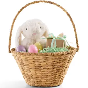 Best Choice Products Easter Basket, Woven Easter Basket for Kids w/ Collapsible Handle, Tapered Shape Best Choice Products Easter Basket, Woven Easter Basket for Kids w/ Collapsible Handle, Tapered Shape