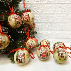 New 14 PCS Christmas Tree Pendant Decoration Ball Party Hanging Ball Home Decoration Christmas Gift Navidad Set Disco Ball Natal Gifts