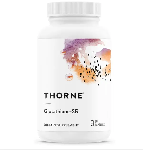 THORNE - Glutathione-SR - Sustained-Release Supplement - Provides Antioxidant Support for the Liver, Brain, Heart, Lung & Eyes* - NSF Certified for Sport - Gluten, Dairy & Soy-Free - 60 Capsules