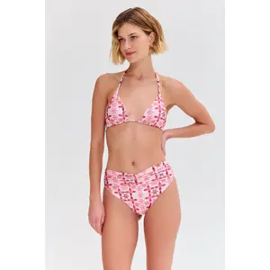 SINTRA FLOWER HIGH WAIST BIKINI BOTTOM