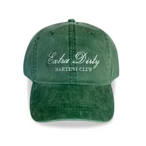ValDesigns Unisex Baseball Cap - Embroidered Text Logo, Extra Dirty Martini Club Theme, Casual Cotton Fashion Accessory with Adjustable Fit
