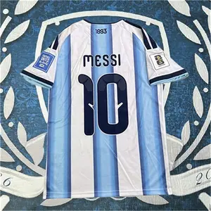 2026 Home white Messi 10# Short sleeve Soccer jersey