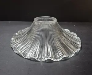 66551 Clear Crystal Chimney Topper – Frosted Glass Fit for 7.5" Chimneys