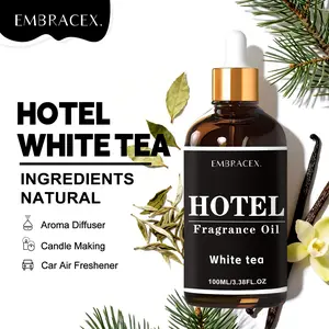 Hotel Tea Essential Oil, Floral Fragrance, Home Decor, Office Supplies, Humidifier Diffuser, Aromatherapy Diffuser Oil, Car Air Freshener, Long-Lasting Scent, Candle