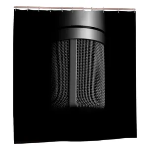 Studio Microphone Shower Curtain