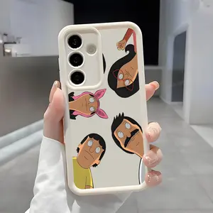 Stylish And Fun Cartoon B-Bobs B-Burgers Family Phone Case , Enhanced Camera Protection, Shockproof Skin-Friendly Touch Soft Cover for Samsung Galaxy S21 S22 S23 S24 S25 S26 Ultra Plus FE A13 A14 A15 A16 A17 A33 A34 A35 A36 A52 A53 A54 Note20Ultra
