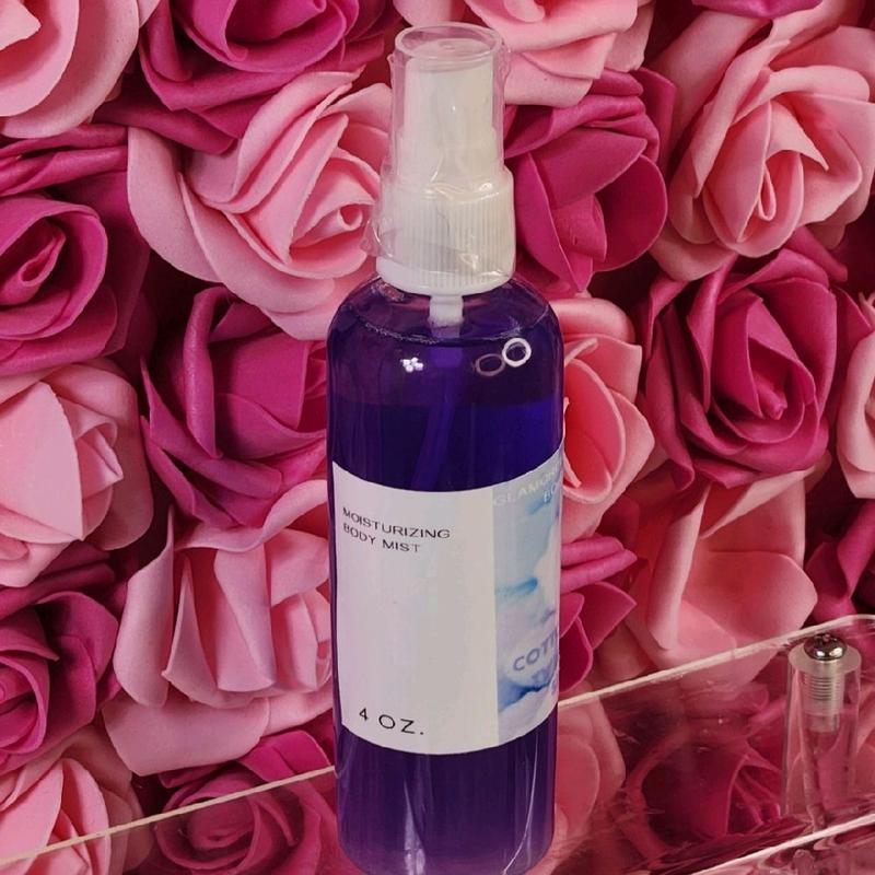 Cotton Candy Twist Moisturizing Body & Hair Spray. Handmade Alcohol Free Hair Mist - Refreshing Fragrance for Dry Skin Scent Floral Haircare