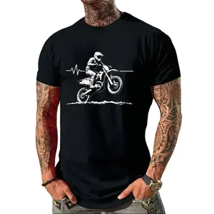 Men's Short-Sleeve Cotton-Blend T-Shirt - Casual Sports Style, Soft & Breathable, Loose Fit, Regular Round Neck, White/Blue/Black, Suitable for Gym & Everyday Wear