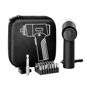 VEVOR Electric Screwdriver, 7 Torque Settings 0.5-5 N.m, 2500mAh Battery, Cordless Screwdriver Set with 32 PCS 1/4 in Bits, Digital Display, LED Light, Type-C Charging, for Furniture Electrical Repai