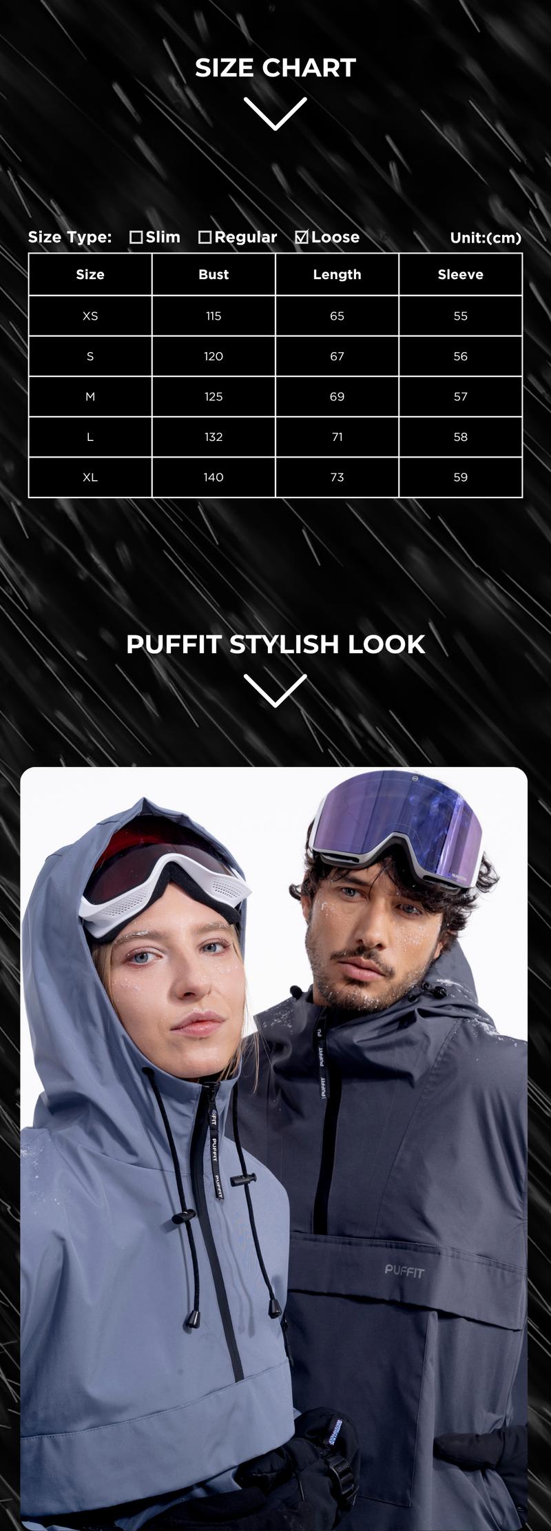 【Restocked】PUFFIT STM-TEX Waterproof Oversized Fall Hoodie Coat Warm Half Zip Rain Jacket with Adjustable Waist, Hood & Cuffs, Jacket Outerwear with Large Kangaroo Pocket Ladies Clothes for All Seasons Daily Wear #FallFreshness,Shell Jacket,Ski Jacket 【Restocked】PUFFIT STM-TEX Waterproof Oversized Fall Hoodie Coat Warm Half Zip Rain Jacket with Adjustable Waist, Hood & Cuffs, Jacket Outerwear with Large Kangaroo Pocket Ladies Clothes for All Seasons Daily Wear #FallFreshness,Shell Jacket,Ski Jacket