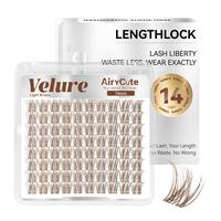 Light Brown Velure One-Length-14mm