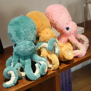 Kawaii Giant Octopus Plush Pillow Soft Stuffed Animal Home Decor