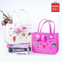 two bags (pink+whitle)