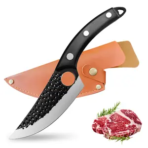 【AREL】Hand-forged Meat Cutter | Multi-Functional Kitchen Knife | Kitchen Knife, Suitable For Cutting And Deboning Meat, Ideal For Restaurants, Barbecues, And Kitchens.