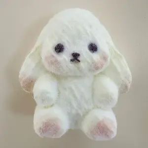 Cream Yellow Bunny Slow-Rising Squishy Toy, Cute Rabbit-Shaped Stress Relief Toy, Creamy Clay Slime-Like Texture, Soft Bouncy Feel, Handmade Healing Squeeze Toy, Stress Relief Fidget Toy for Kids and Adults