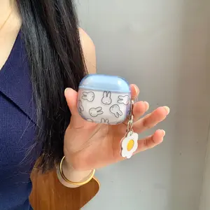 Line Miffy Rabbit Earphone Case for Apple AirPods Pro 2/pro/4/3/2, Fashionable Women's Simple Design, Stylish Earphone Cover