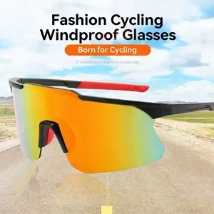 Outdoor Hiking Sunglasses for Men, Road Bike Riding Windproof Sand Protection, Mountain Climbing UV Sun Glasses, Eyewear for Adventure, Cycling Goggles
