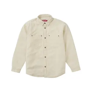 Supreme Faux Shearling Lined Work Shirt Natural (men) by StockX