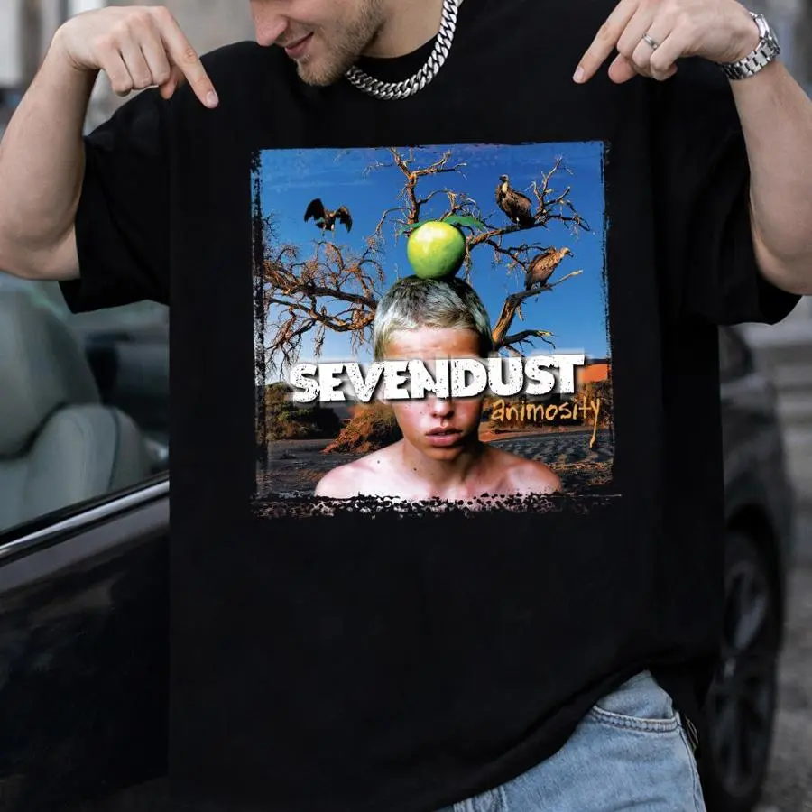 Sevendust Y2K Band Graphic T-Shirt – Trendy Streetwear Tee S–5XL HGC07807