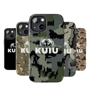 Kuiu Pattern Hunting Camouflage Tough Phone Case - Rain Forest Kuiu Phone Cover For iPhone 17/16/15/14/13/12/11/X Plus Pro Max Mini