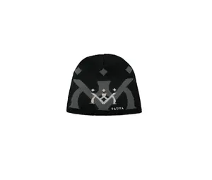 TAUVA SKULLY Beanie - 100% Acrylic with Red Silk lining