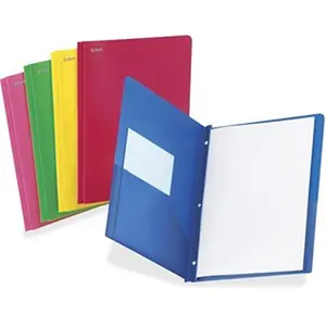 Tops OXF99811 8.5 x 11 in. 2-Pocket Fast Assorted Color Portfolio Folder - Pack of 25