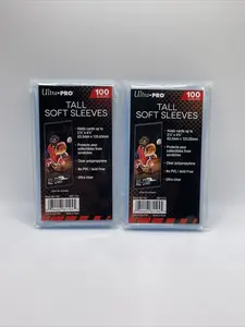 Ultra Pro TALL Penny Card Sleeves 2 Packs of 100 (200) for cards up to 2.5X4.75