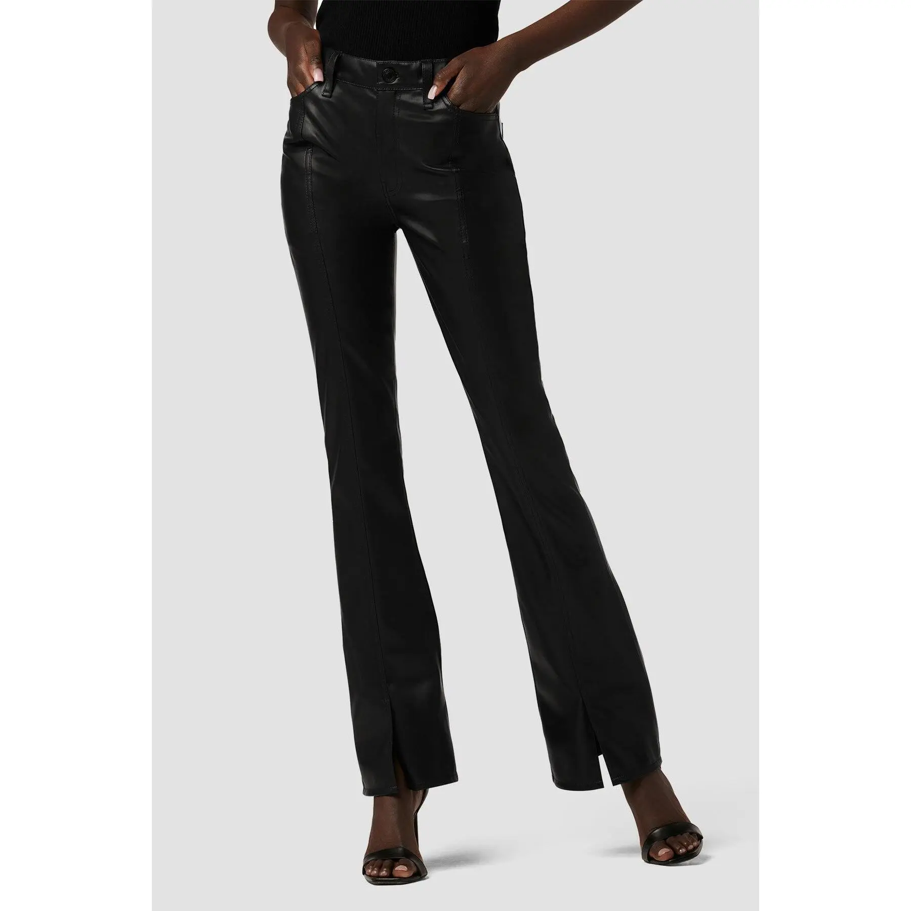 Barbara High-Rise Bootcut Jean w/ Slit Hem